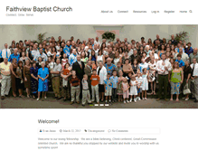 Tablet Screenshot of faithviewbaptist.com